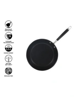 Advanced Nonstick Induction Open French Skillet 25cm In Black 13 Advanced Nonstick Induction Open French Skillet 25cm In Black -Kitchen Essentials Shop 527954590 6 720x928