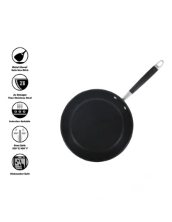 Advanced Nonstick Induction Open French Skillet 30cm In Black 16 Advanced Nonstick Induction Open French Skillet 30cm In Black -Kitchen Essentials Shop 527954680 3 2 720x928