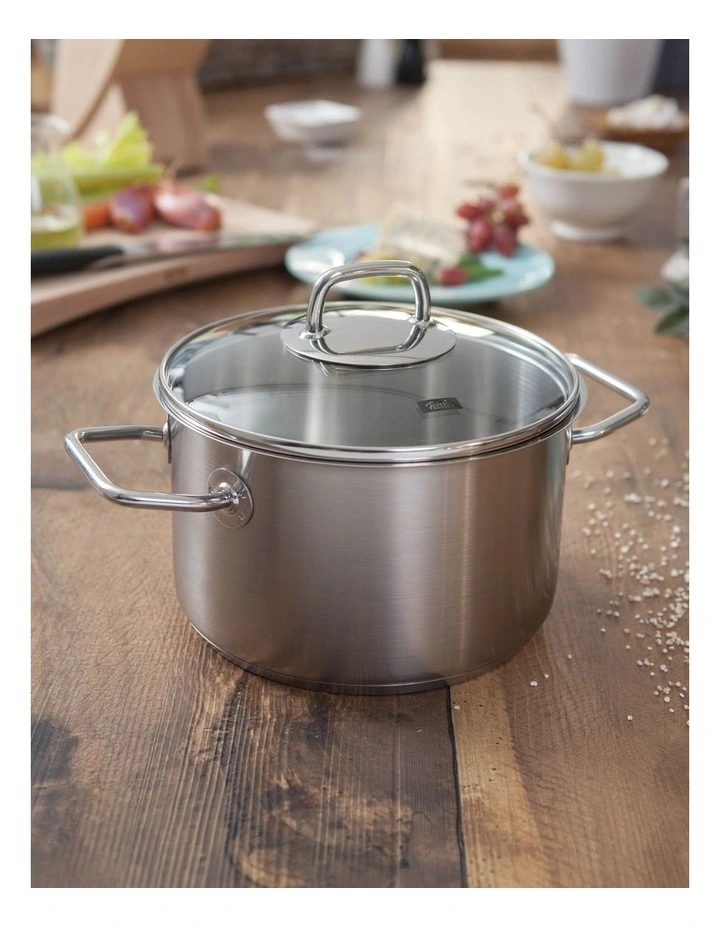 Fissler Viseo 24cm/5.7L Stainless Steel Stewpot With Glass Lid 4 Fissler Viseo 24cm/5.7L Stainless Steel Stewpot With Glass Lid - Image 2