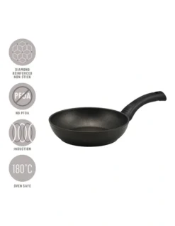 Per Salute Nonstick Induction Open French Skillet 20cm Black -Kitchen Essentials Shop 630459820 5 720x928