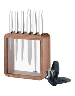 Vault 8 Piece Stainless Steel Knifeblock Set