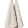 Eco Recycled Linen Kitchen Towel Cream 2 Pack