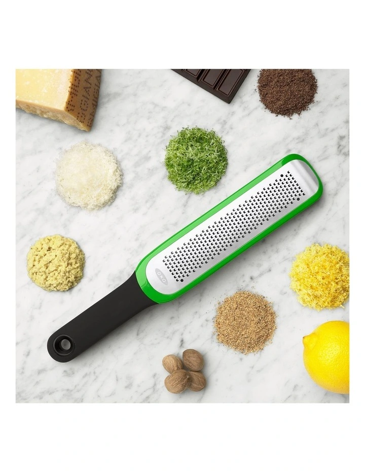 OXO Etched Zester Grater Black/Green 6 OXO Etched Zester Grater Black/Green - Image 4
