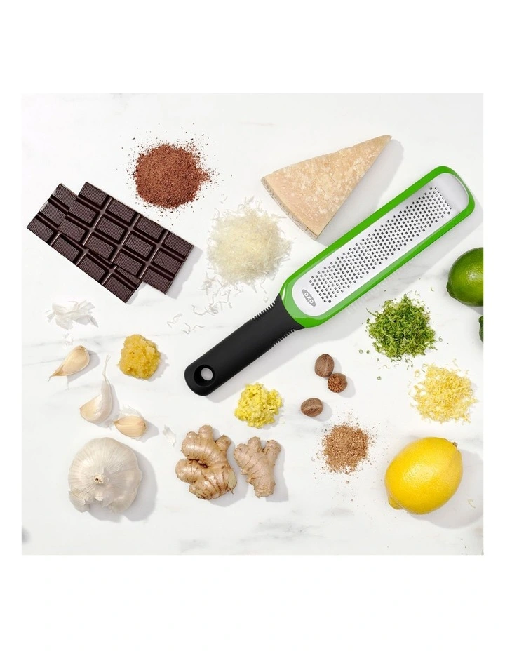 OXO Etched Zester Grater Black/Green 7 OXO Etched Zester Grater Black/Green - Image 5