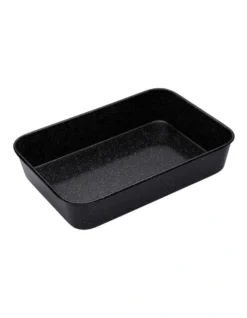 Pro Vitreous 40x28cm Enamel Roasting Pan Carbon
