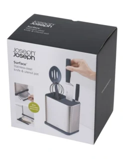 Joseph Joseph Surface Stainless Steel Utensil Pot Grey 6 Joseph Joseph Surface Stainless Steel Utensil Pot Grey -Kitchen Essentials Shop 732466000 2 1 720x928
