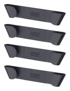 Joseph Joseph Set Of 4 Cupboard Pan Lid Holders Black