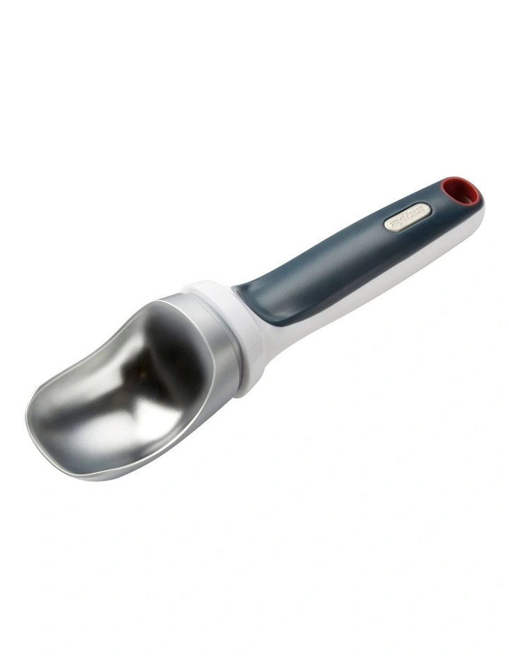 Zyliss Right Scoop Ice Cream Scoop Silver Grey 3 Zyliss Right Scoop Ice Cream Scoop Silver Grey