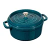 Staub 24cm/3.8L Round Cocotte Sea Blue/Green