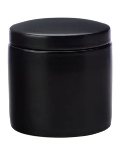 Maxwell & Williams Epicurious 600ml Canister Black Gift Boxed Black
