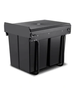 2X20L Pull Out Bin Kitchen Double Dual Twin Bins 9 2X20L Pull Out Bin Kitchen Double Dual Twin Bins -Kitchen Essentials Shop 758003230 3 720x928