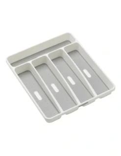 5 Compartment Cutlery Tray White