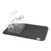 Microfibre 56 X 38cm Drying Mat With Glass Tray Black 2 Microfibre 56 X 38cm Drying Mat With Glass Tray Black -Kitchen Essentials Shop 761533930 1 720x928