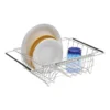 Stainless Steel Expandable Sink Dish Rack Grey 1 Stainless Steel Expandable Sink Dish Rack Grey -Kitchen Essentials Shop 761534020 1 720x928