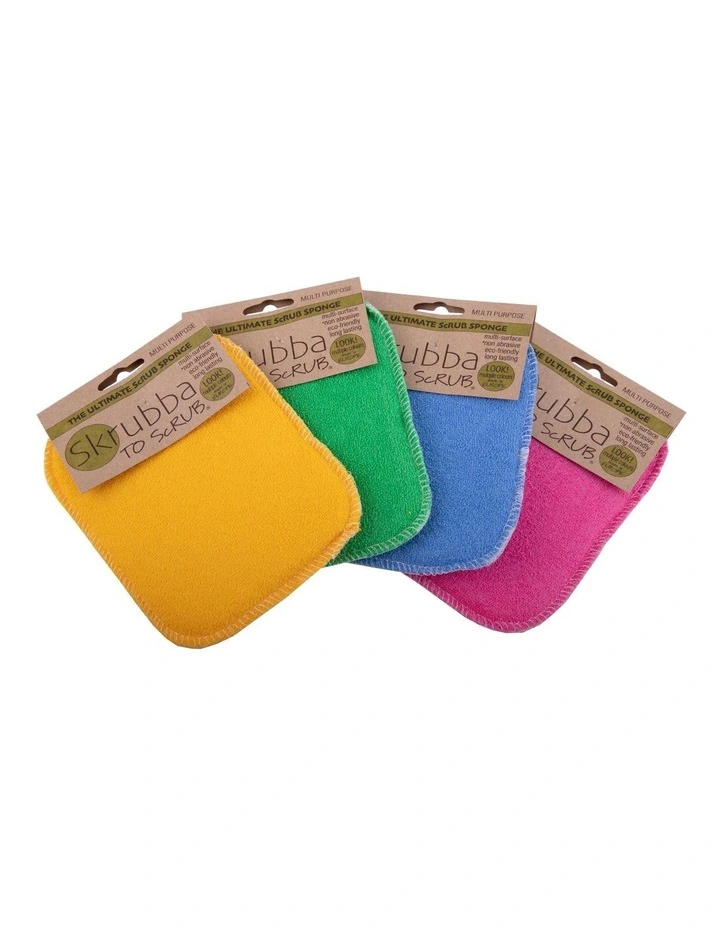 12 X 16.5cm Sponge 4 Assorted Colours 3 12 X 16.5cm Sponge 4 Assorted Colours