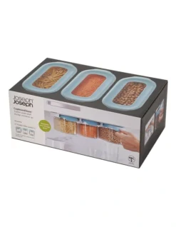 Joseph Joseph CupboardStore 3 Piece 900ml Food Storage Set Light Opal