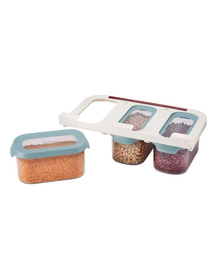 Joseph Joseph CupboardStore 3 Piece 900ml Food Storage Set Light Opal 4 Joseph Joseph CupboardStore 3 Piece 900ml Food Storage Set Light Opal - Image 2