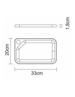 Tramontina Small Teak Cutting Board 33X20cm 7 Tramontina Small Teak Cutting Board 33X20cm -Kitchen Essentials Shop 781975810 3 720x928
