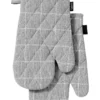 Eco Check Oven Mitt Grey 2 Pack