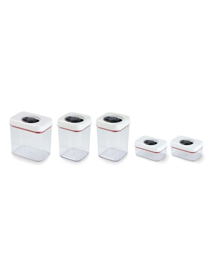 Zyliss Twist & Seal 5pc Container Set 3 Zyliss Twist & Seal 5pc Container Set