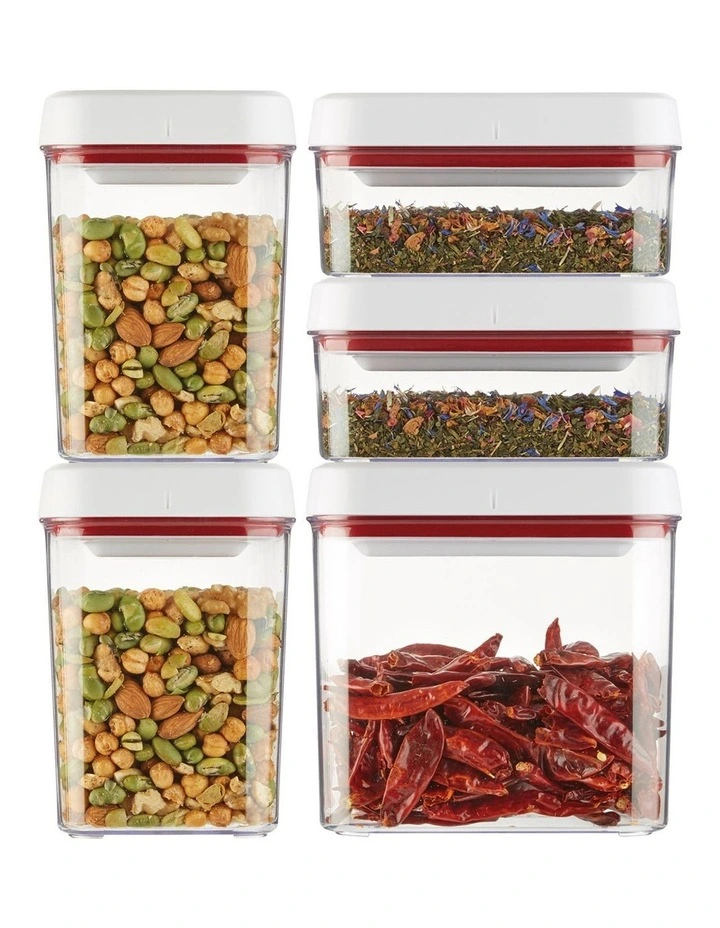 Zyliss Twist & Seal 5pc Container Set 4 Zyliss Twist & Seal 5pc Container Set - Image 2