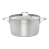 Conical Tri-Ply Casserole 24cm/4.5L In Silver -Kitchen Essentials Shop 789615550 1 1 720x928