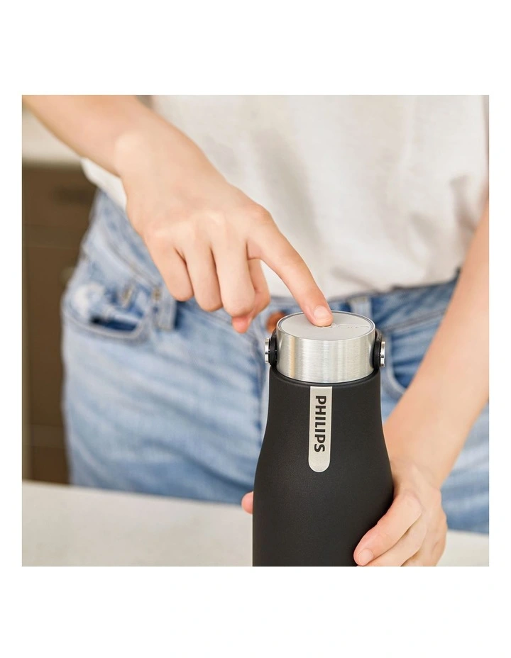 Philips GoZero 590ml Smart UV Bottle Black AWP2788BK/79 6 Philips GoZero 590ml Smart UV Bottle Black AWP2788BK/79 - Image 4