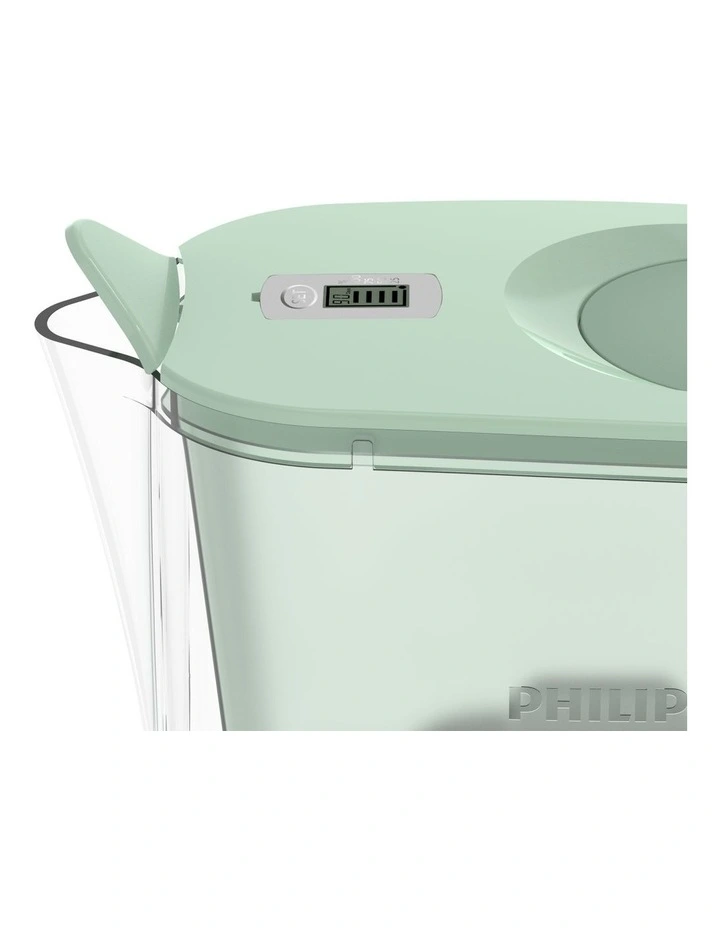 Philips XXL 4L Water Filter Jug With Micro X-Clean Filter Green AWP2938GNT/79 5 Philips XXL 4L Water Filter Jug With Micro X-Clean Filter Green AWP2938GNT/79 - Image 3