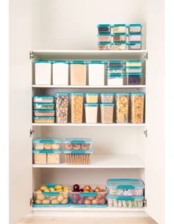 Fresh Seal Clips 7L Oblong Food Storage Clear/Teal -Kitchen Essentials Shop 802677880 3 720x928