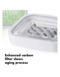 OXO Good Grips GreenSaver Containerr 1.5L In White/Green -Kitchen Essentials Shop 804909970 5 720x928