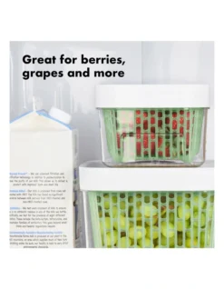 OXO Good Grips GreenSaver Containerr 1.5L In White/Green -Kitchen Essentials Shop 804909970 6 720x928