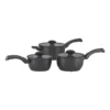 Per Salute Nonstick Induction 3 Piece Cookware Set Black