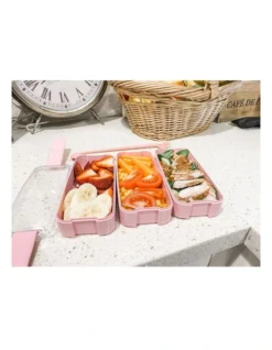 Bento Lunch Box 3 Tiered Pink -Kitchen Essentials Shop 808227280 3 1 720x928