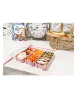Bento Lunch Box 3 Tiered Pink -Kitchen Essentials Shop 808227280 4 1 720x928