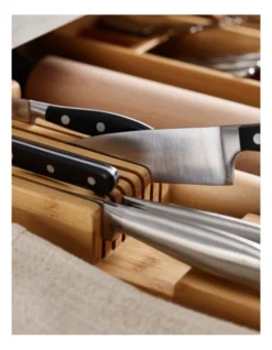 Joseph Joseph Drawer Store Bamboo 2 Tier Knife Organiser 7 Joseph Joseph Drawer Store Bamboo 2 Tier Knife Organiser -Kitchen Essentials Shop 816226120 3 720x928