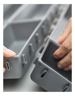 Joseph Joseph Blox 7-piece Drawer Organiser Set Grey 9 Joseph Joseph Blox 7-piece Drawer Organiser Set Grey -Kitchen Essentials Shop 816227650 3 720x928