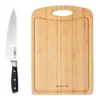 Kassel Chefs Knife 20cm And Cutting Board Set In Silver/Wood -Kitchen Essentials Shop 827518960 1 720x928