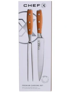 Premium Carving Set With Case In Silver/Wood -Kitchen Essentials Shop 827519050 3 720x928