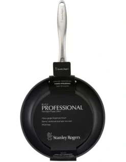 Bi-Ply Professional Non-stick Frypan 24cm In Black 12 Bi-Ply Professional Non-stick Frypan 24cm In Black -Kitchen Essentials Shop 829991620 5 1 720x928