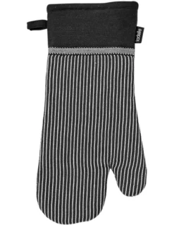 Prof. Series III Stripe Black Oven Mitt