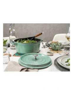 Staub Round Cocotte 28Cm Sage Green 8 Staub Round Cocotte 28Cm Sage Green -Kitchen Essentials Shop 838036360 4 720x928