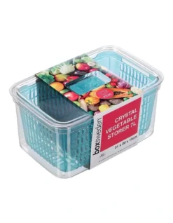 Crystal 7L Plastic Vegetable Storer Fridge Container Assorted 9 Crystal 7L Plastic Vegetable Storer Fridge Container Assorted -Kitchen Essentials Shop 841388320 3 720x928