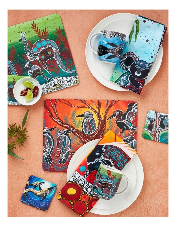 Maxwell & Williams Melanie Hava Journeys Tea Towel 50x70cm Whales 4 Maxwell & Williams Melanie Hava Journeys Tea Towel 50x70cm Whales - Image 2