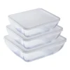6 Piece Storage Set (3 Dishes 3 Lids) 1 6 Piece Storage Set (3 Dishes 3 Lids) -Kitchen Essentials Shop 853375330 1 720x928