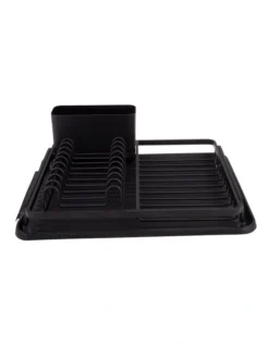 Aluminium Dish Rack W/ Draining Board Black -Kitchen Essentials Shop 883463950 6 720x928