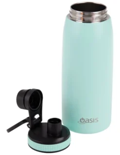 Oasis Stainless Steel Double Wall Insulated Sports Bottle W/ Screw Cap Lid 780ml Mint -Kitchen Essentials Shop 883464400 3 720x928