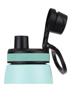 Oasis Stainless Steel Double Wall Insulated Sports Bottle W/ Screw Cap Lid 780ml Mint -Kitchen Essentials Shop 883464400 7 720x928