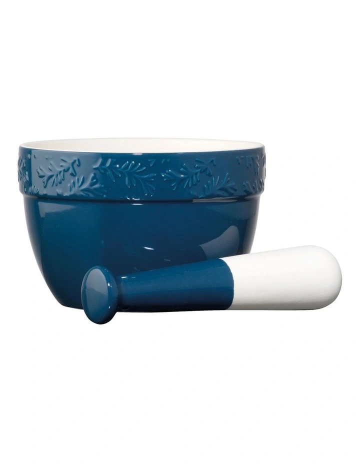 Olive Mortar & Pestle In Midnight Blue 4 Olive Mortar & Pestle In Midnight Blue - Image 2
