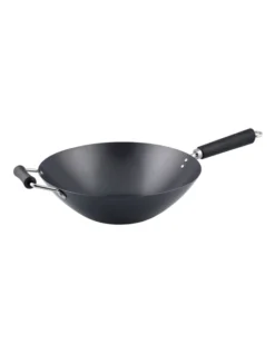 Non-Stick Carbon Steel Wok 35cm Black 11 Non-Stick Carbon Steel Wok 35cm Black -Kitchen Essentials Shop 902662480 4 720x928