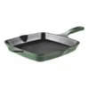 Olive Cast Iron Grill Pan 26cm In Heritage Green 2 Olive Cast Iron Grill Pan 26cm In Heritage Green -Kitchen Essentials Shop 906264730 1 720x928